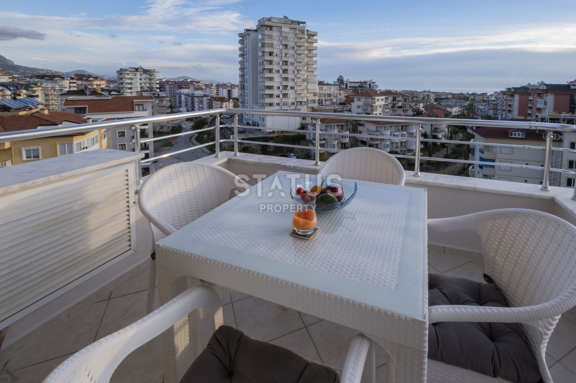 Three-room apartment with sea and city views in Cikcilli, 100 m2 фото 19