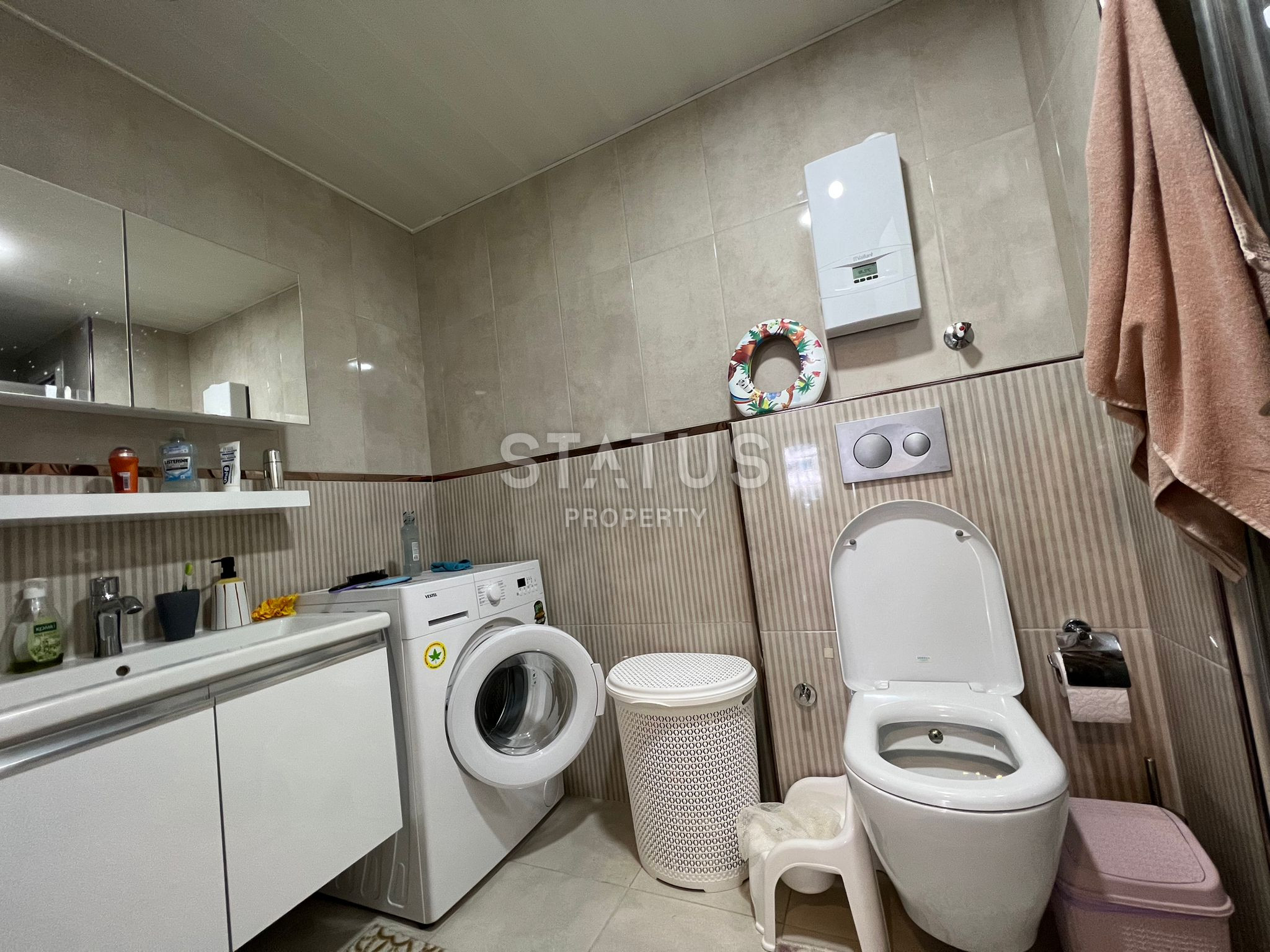 Двухкомнатная меблированная квартира в известном ЖК с отельной инфраструктурой в Джикджилли. 60м2 фото 8