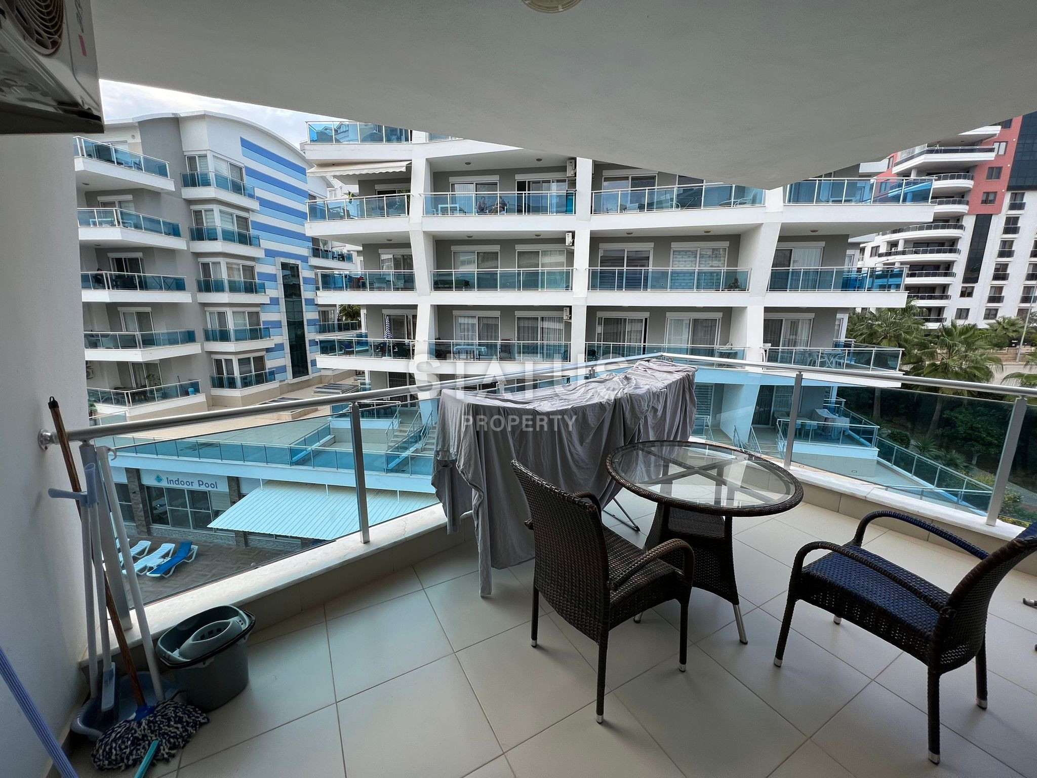 Двухкомнатная меблированная квартира в известном ЖК с отельной инфраструктурой в Джикджилли. 60м2 фото 9