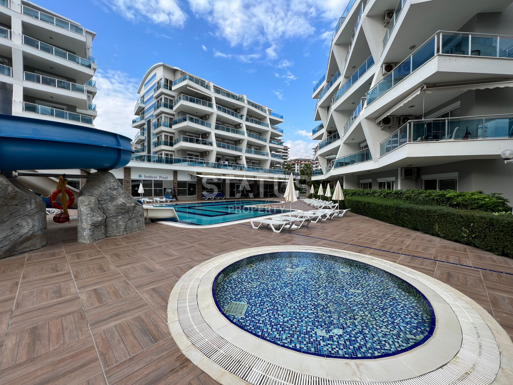 Двухкомнатная меблированная квартира в известном ЖК с отельной инфраструктурой в Джикджилли. 60м2 фото 10