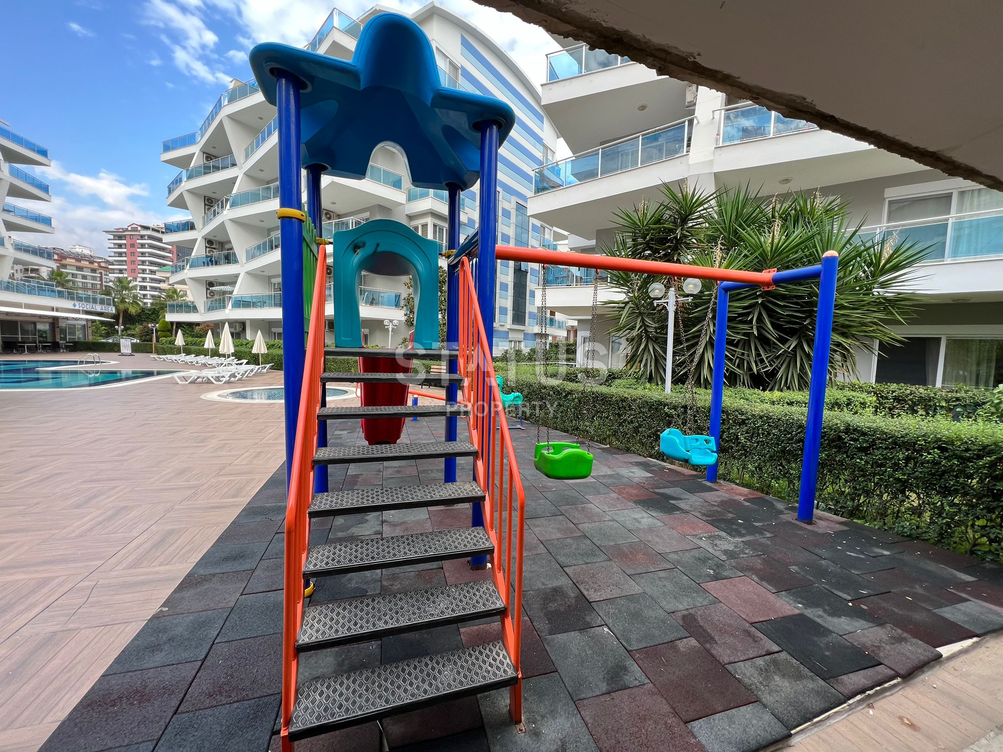 Двухкомнатная меблированная квартира в известном ЖК с отельной инфраструктурой в Джикджилли. 60м2 фото 11