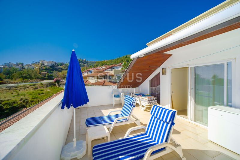 Меблированный дуплекс 3+1 в центральном районе с видом на море, 180 м2 фото 24