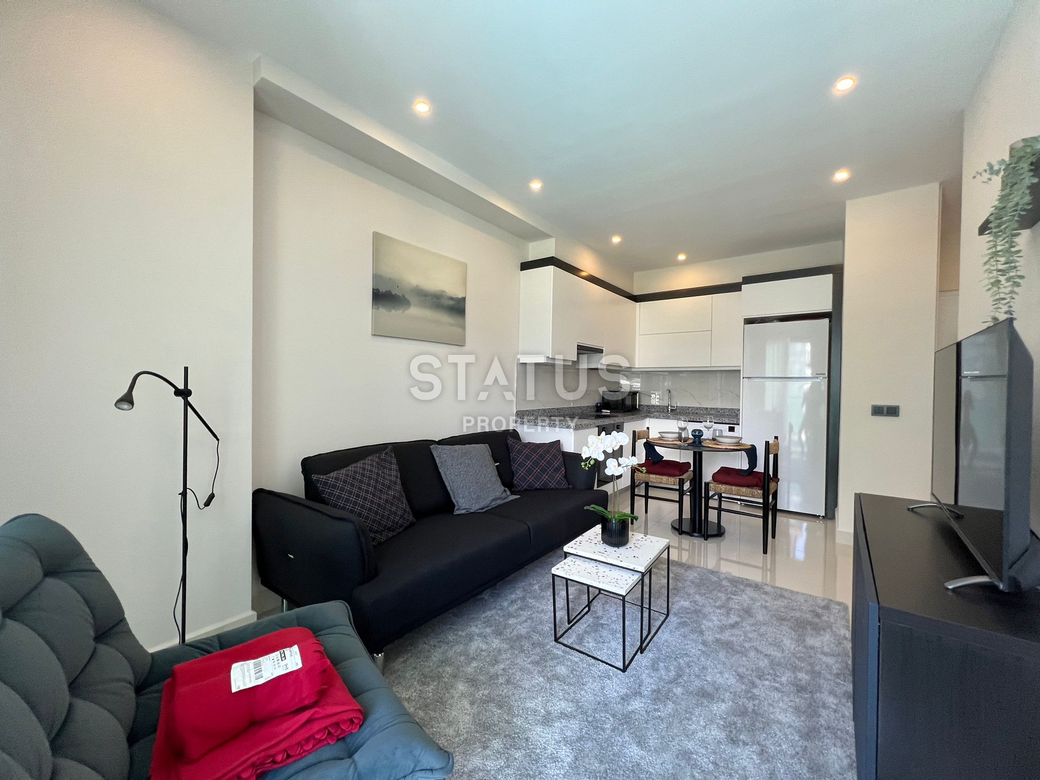 One-bedroom furnished apartment 100m from the sea in Kargicak. 53m2 фото 3