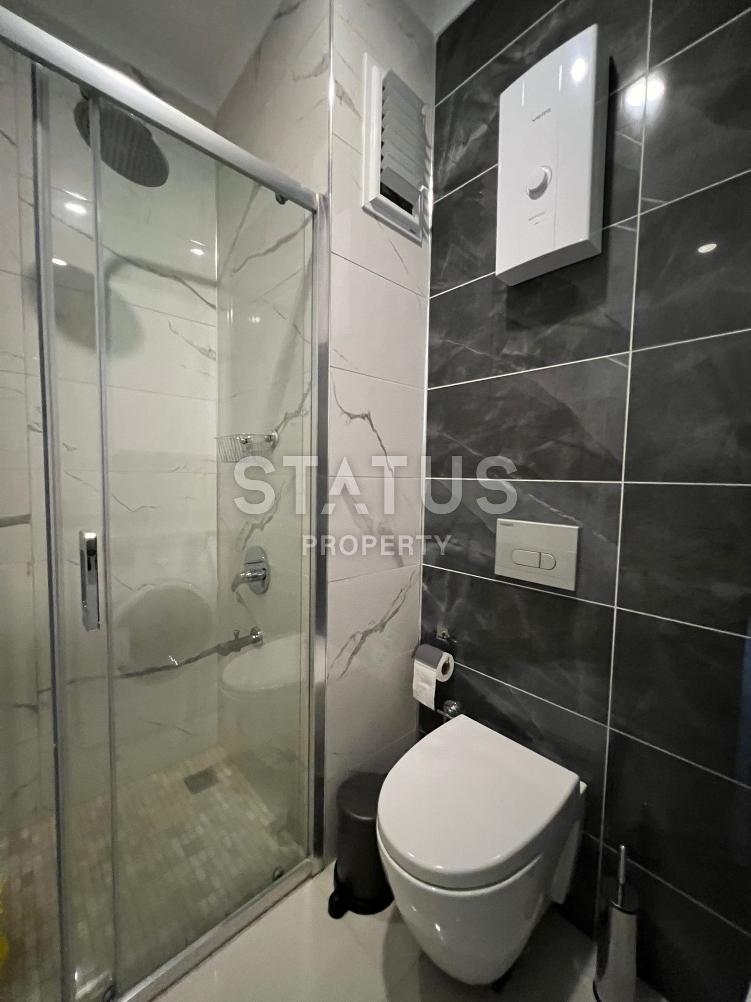 One-bedroom furnished apartment 100m from the sea in Kargicak. 53m2 фото 6