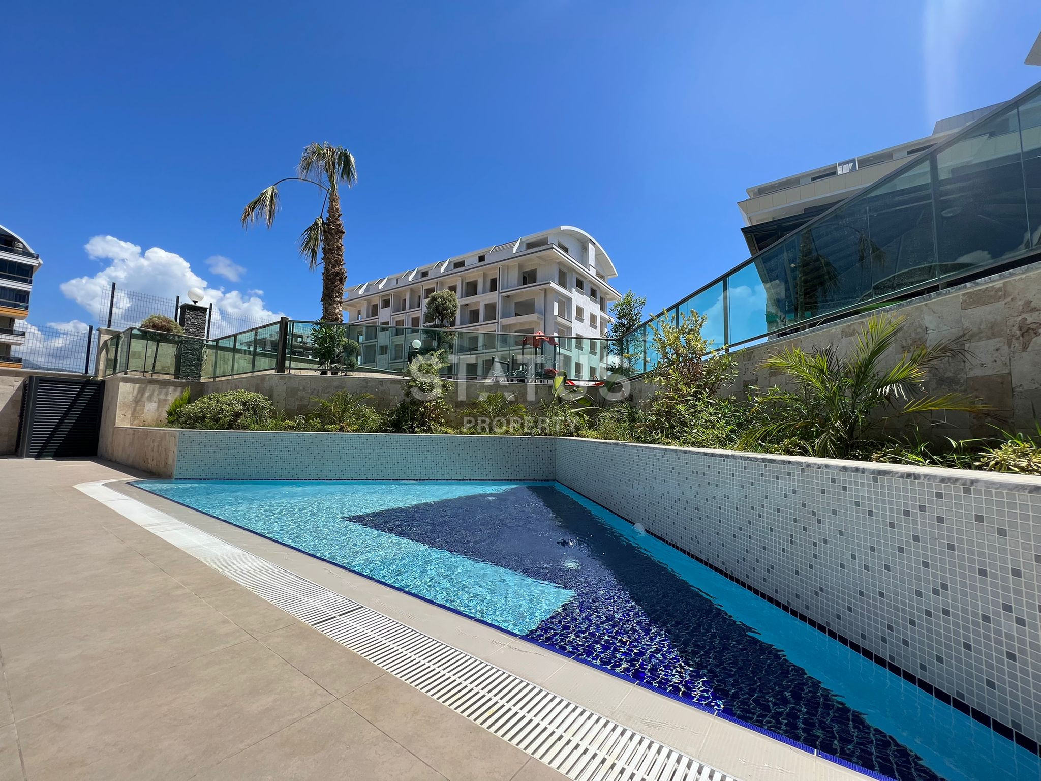 One-bedroom furnished apartment 100m from the sea in Kargicak. 53m2 фото 10