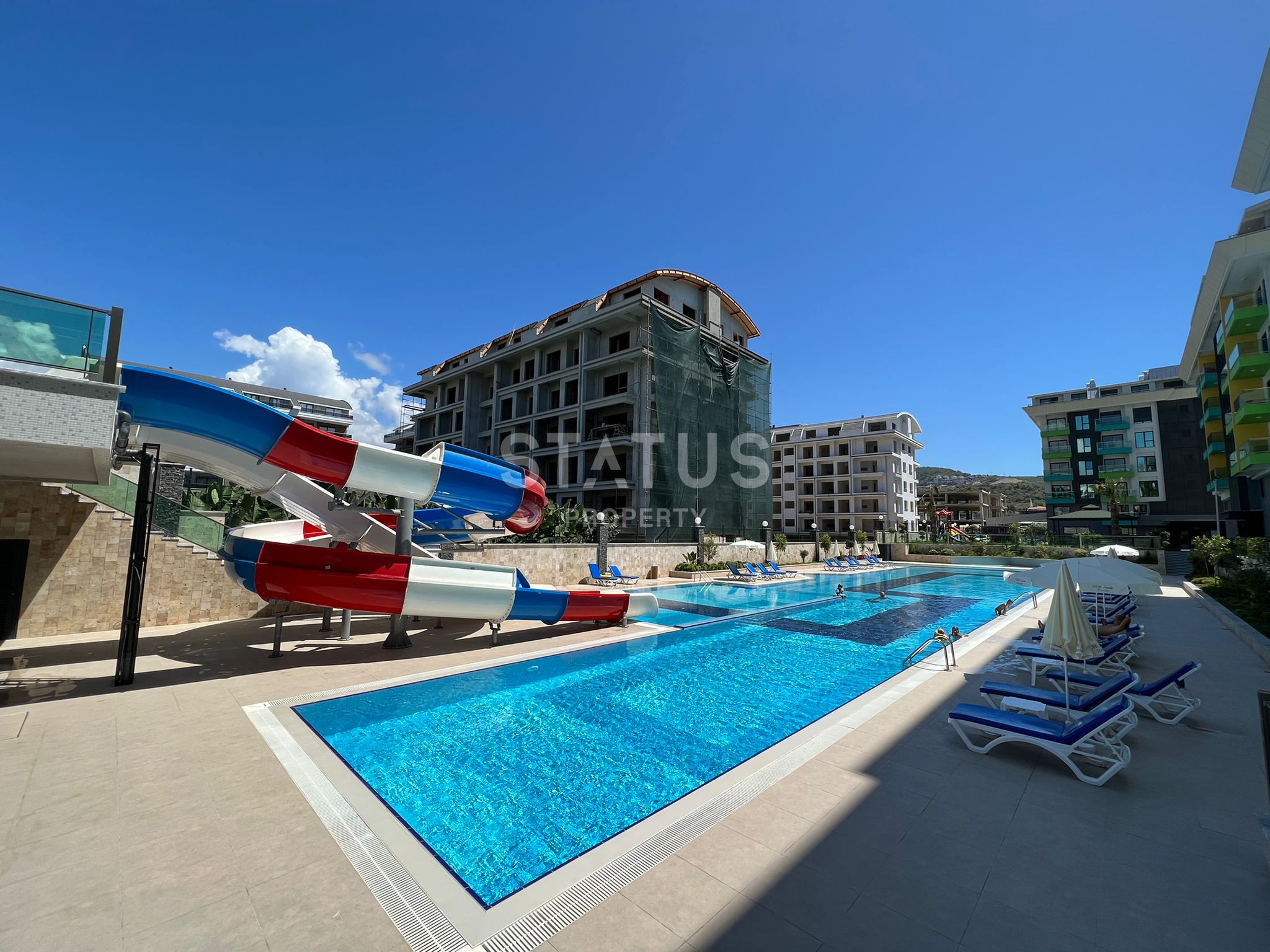 One-bedroom furnished apartment 100m from the sea in Kargicak. 53m2 фото 11