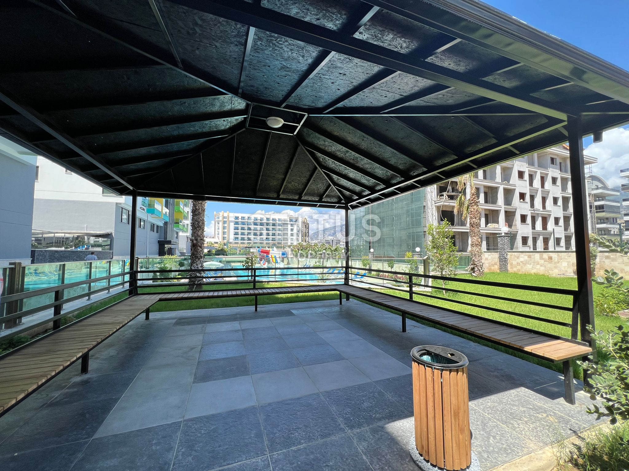 One-bedroom furnished apartment 100m from the sea in Kargicak. 53m2 фото 21