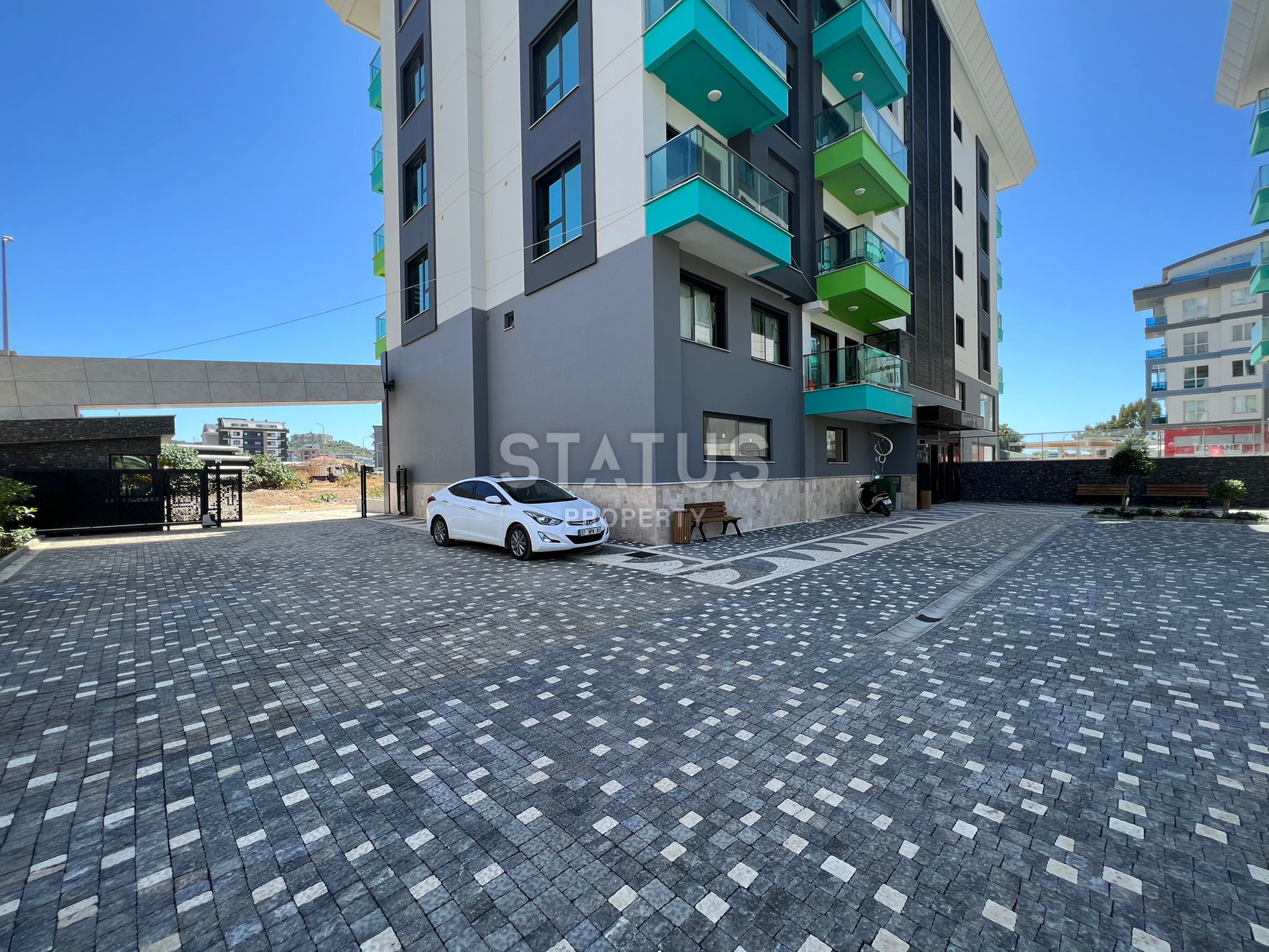 One-bedroom furnished apartment 100m from the sea in Kargicak. 53m2 фото 22