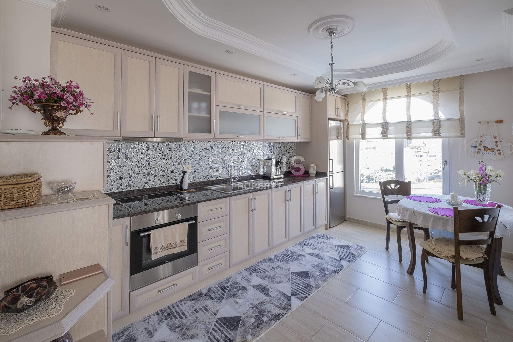 Трёхкомнатная квартира под ключ в открытом районе Джикджилли. 100м2 фото 13