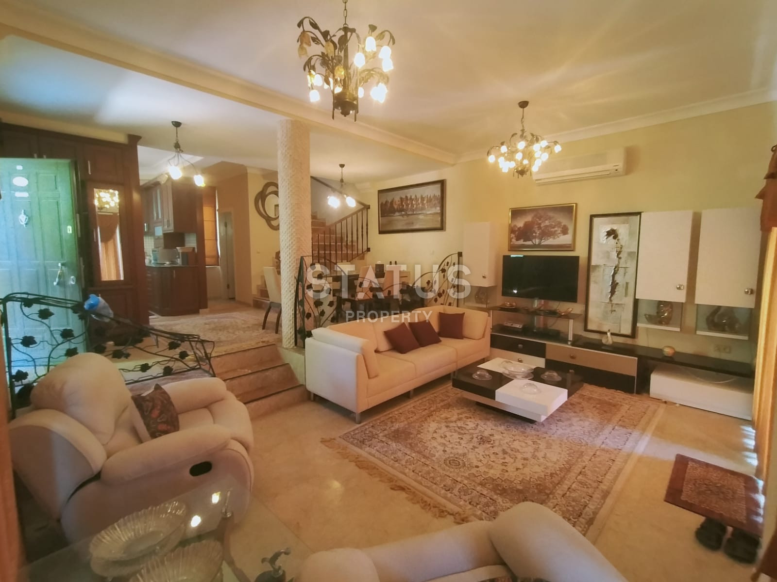 Двухэтажная вилла 3+1 под ключ в легендарном ЖК в спокойном районе Каргыджак. 190м2 фото 7