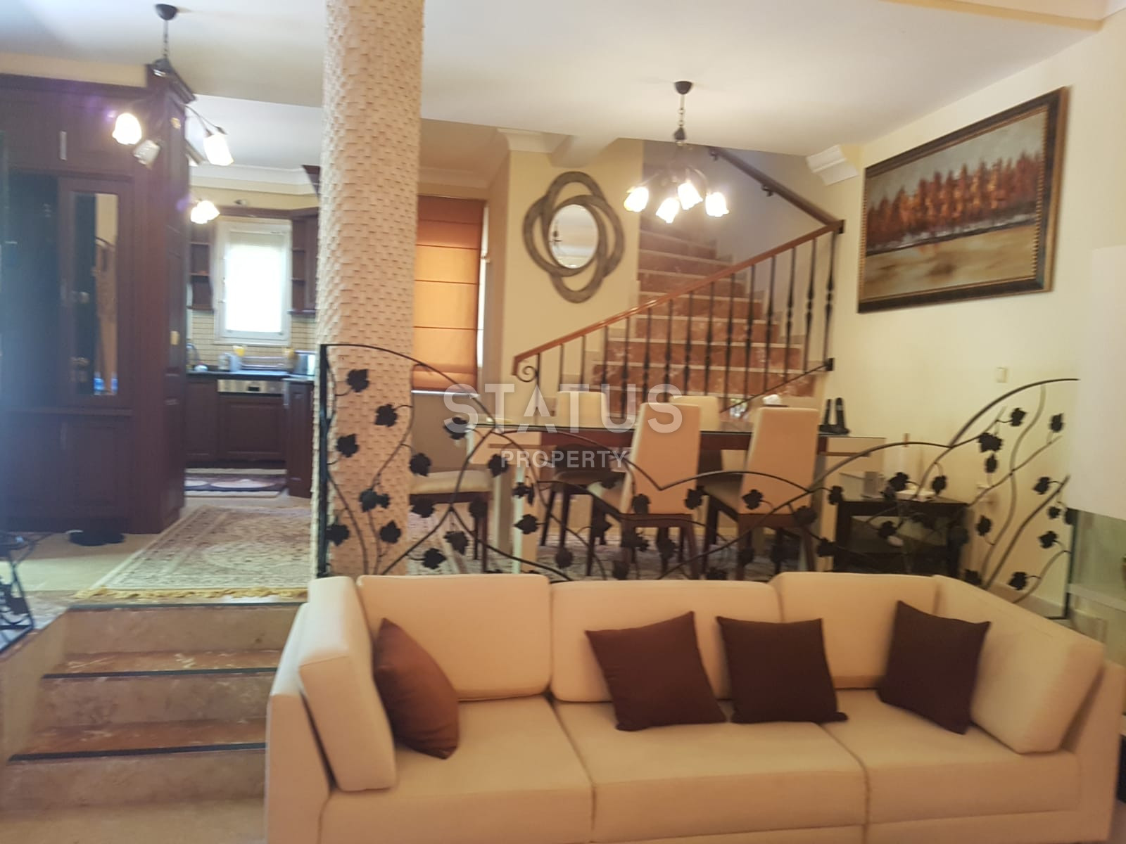 Двухэтажная вилла 3+1 под ключ в легендарном ЖК в спокойном районе Каргыджак. 190м2 фото 8