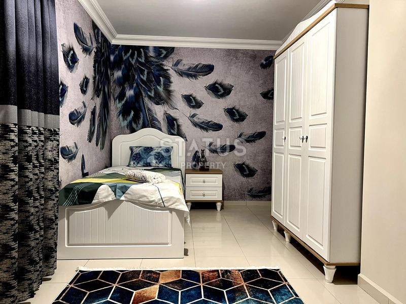 Трёхкомнатная квартира в 200м от моря в Махмутларе. 120м2 фото 16