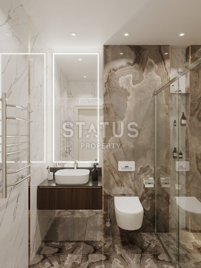 Двухкомнатная квартира в новом доме в Махмутларе. 60м2 фото 5