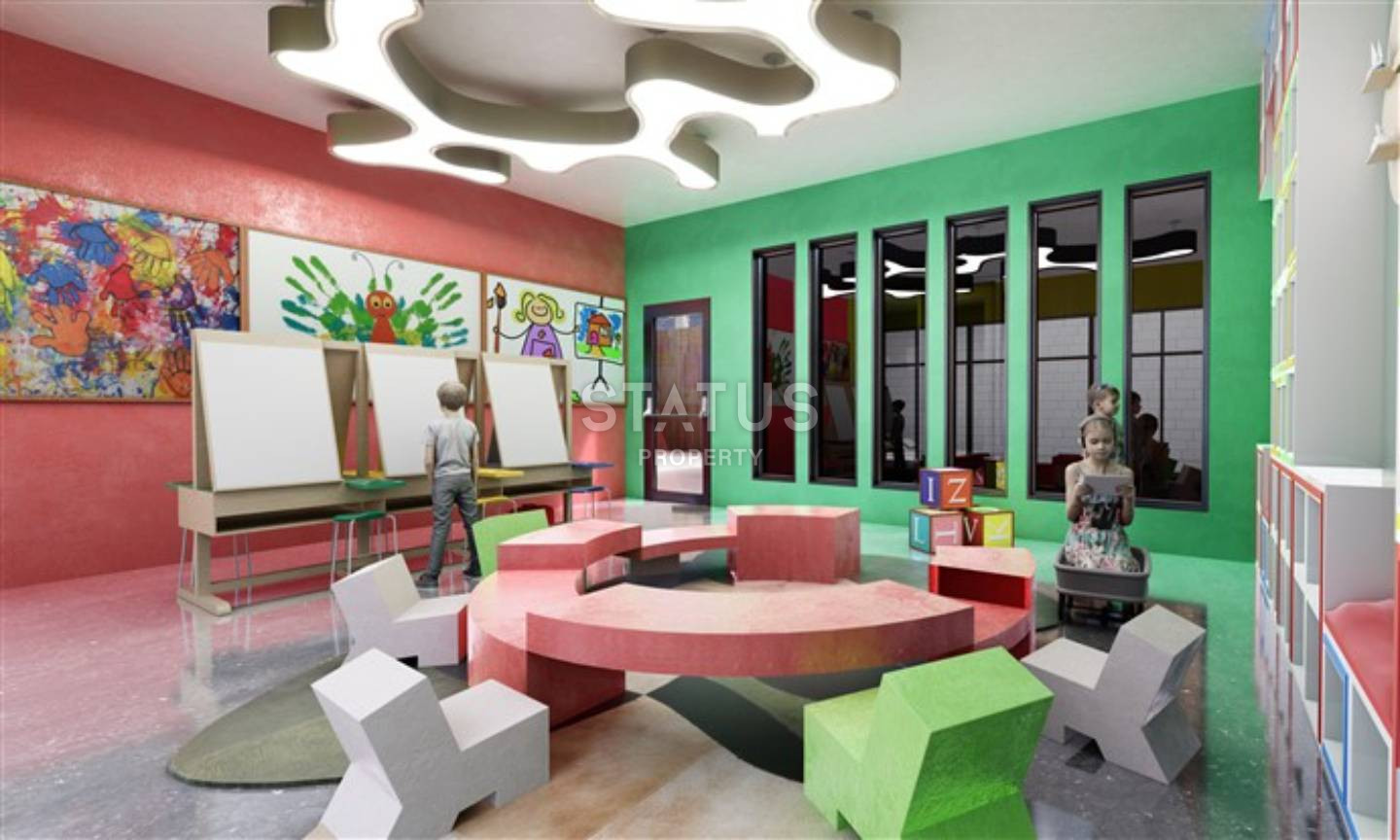 Двухкомнатная квартира в новом доме в Махмутларе. 60м2 фото 11