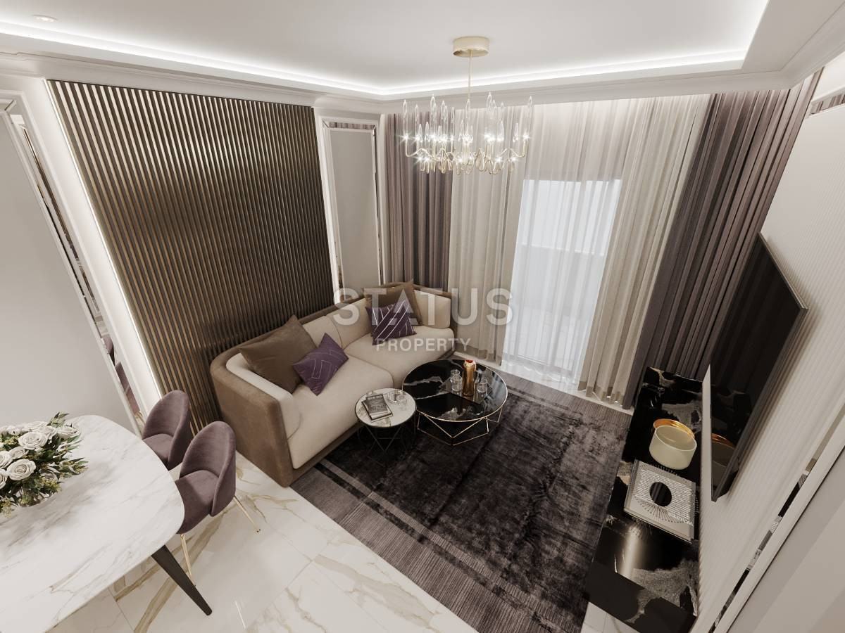 Двухкомнатная квартира в новом доме в Махмутларе. 60м2 фото 12