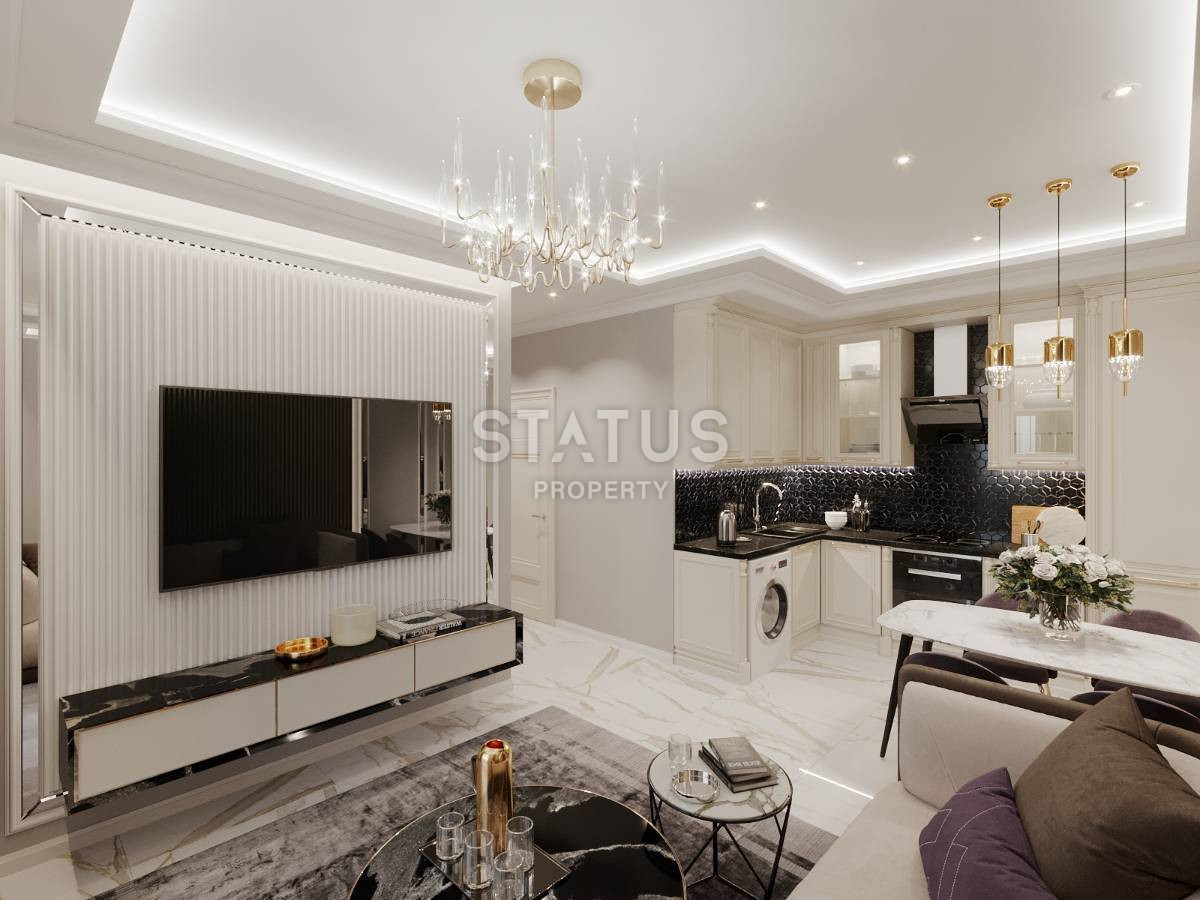 Двухкомнатная квартира в новом доме в Махмутларе. 60м2 фото 15