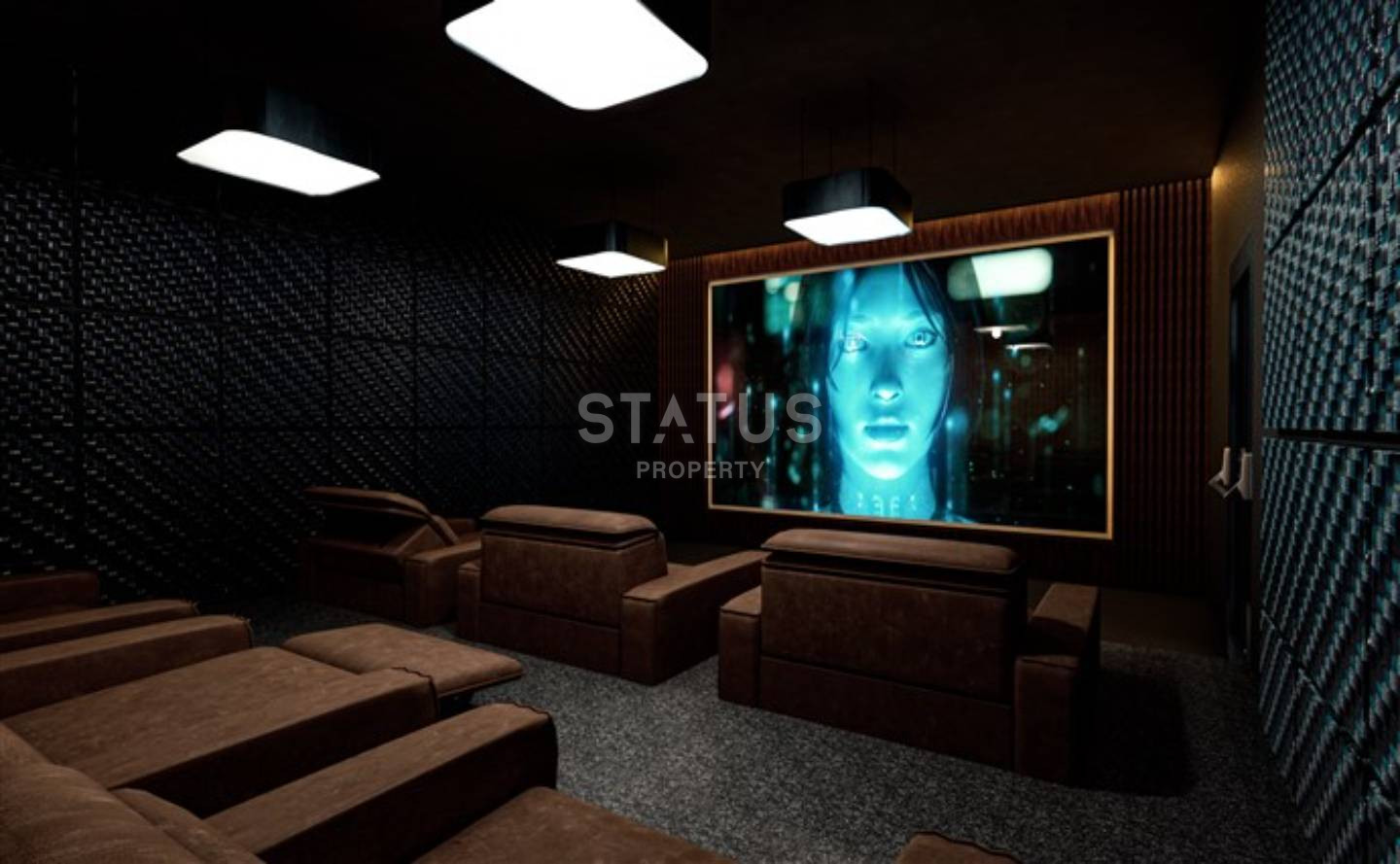 Двухкомнатная квартира в новом доме в Махмутларе. 60м2 фото 20