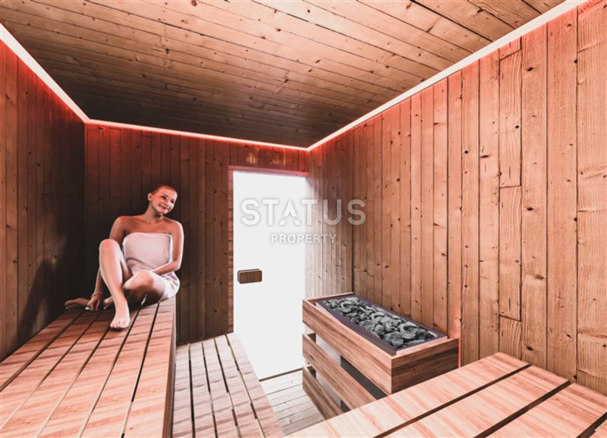 Двухкомнатная квартира в новом доме в Махмутларе. 60м2 фото 23