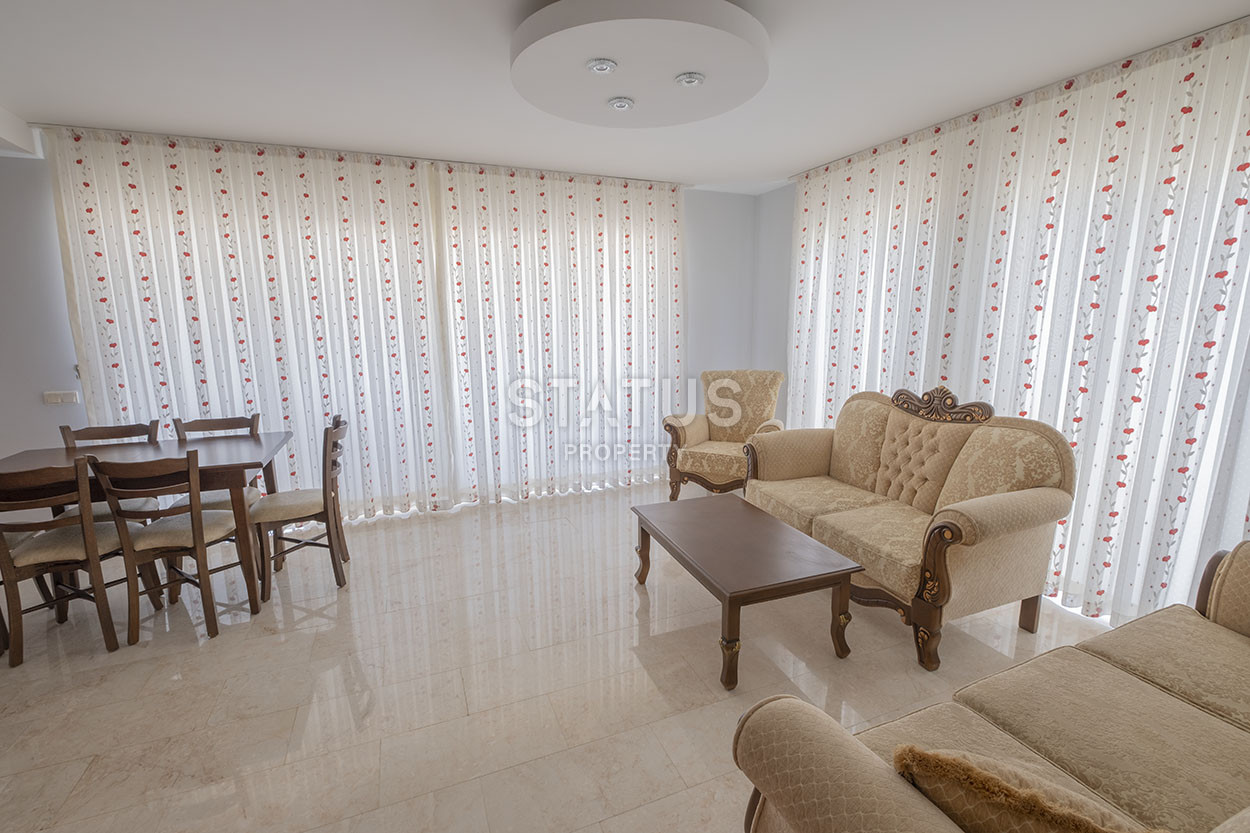 Четырехкомнатная двухуровневая вилла с видом на море в районе Конаклы, 120м2 фото 16