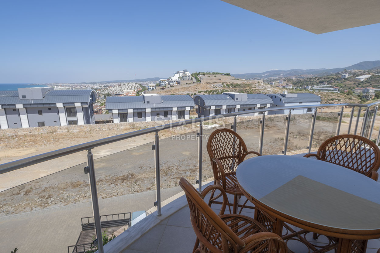 Четырехкомнатная двухуровневая вилла с видом на море в районе Конаклы, 120м2 фото 21