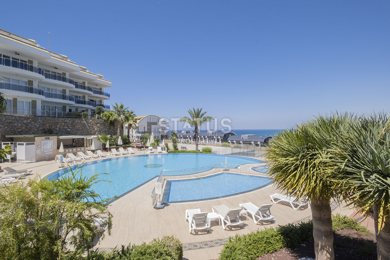 Четырехкомнатная двухуровневая вилла с видом на море в районе Конаклы, 120м2 фото 29