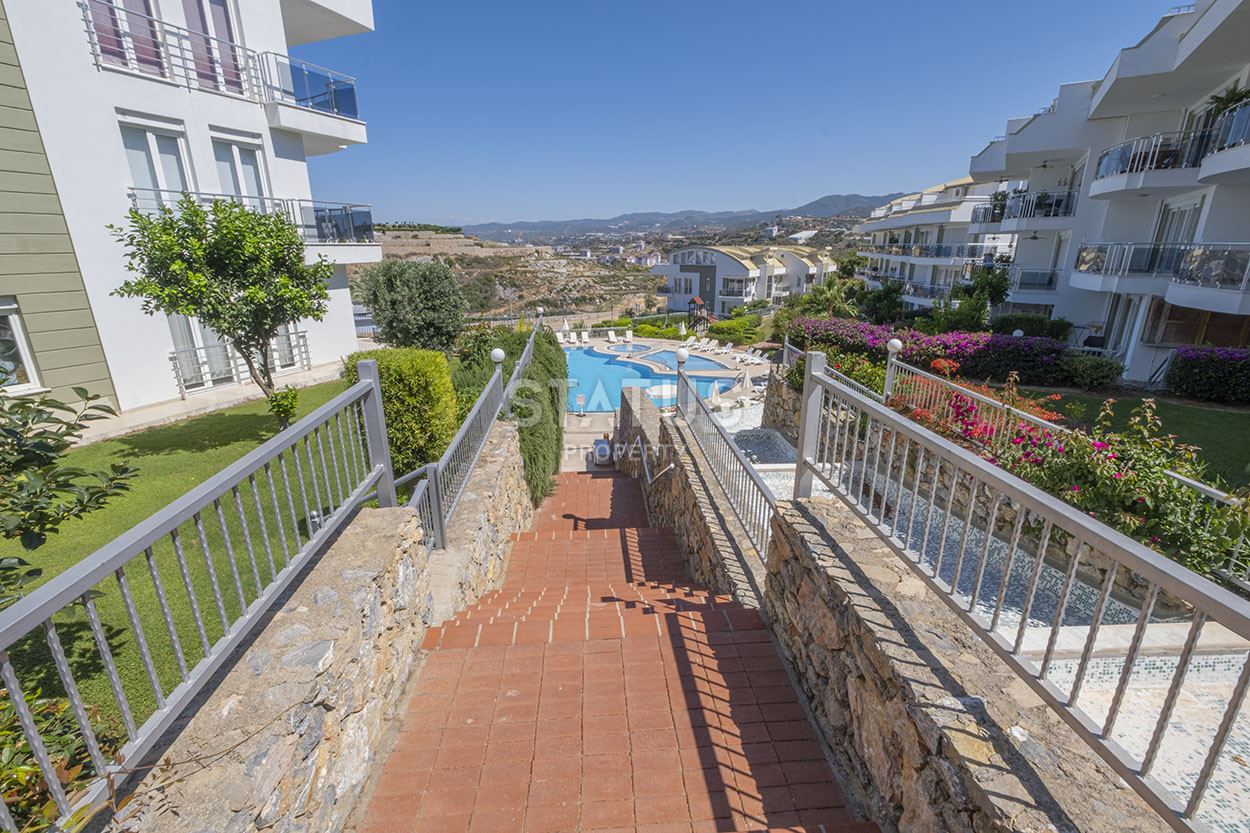 Четырехкомнатная двухуровневая вилла с видом на море в районе Конаклы, 120м2 фото 34