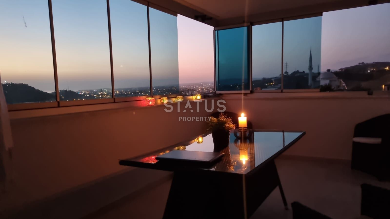 Трёхкомнатная просторная квартира с видом на горы и море в открытом районе в Конаклы. 115м2 фото 17