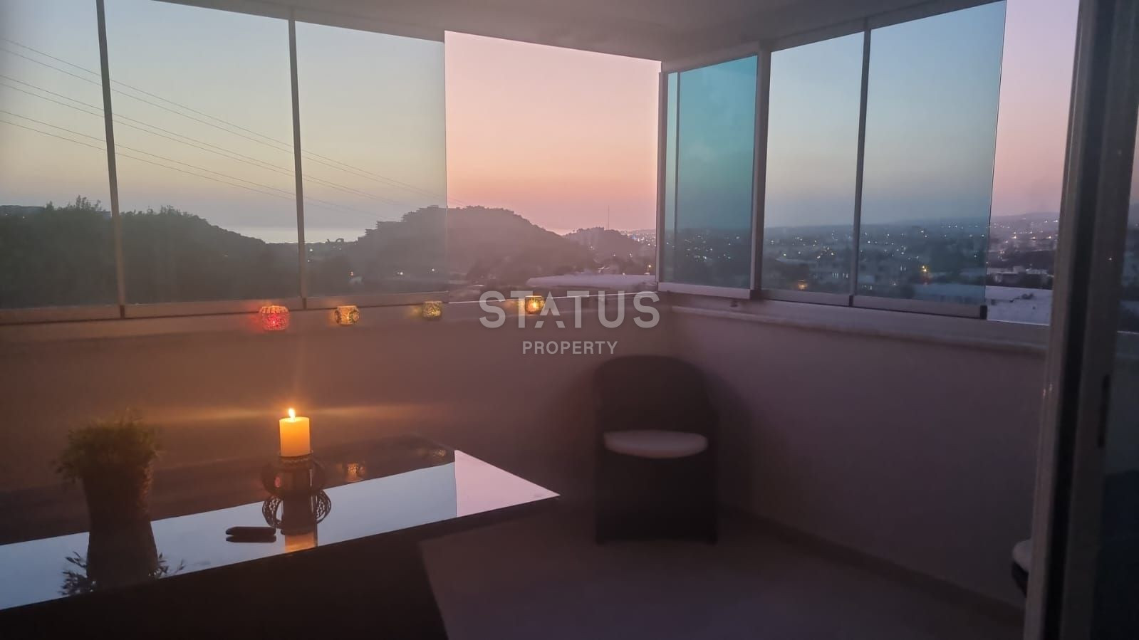 Трёхкомнатная просторная квартира с видом на горы и море в открытом районе в Конаклы. 115м2 фото 19