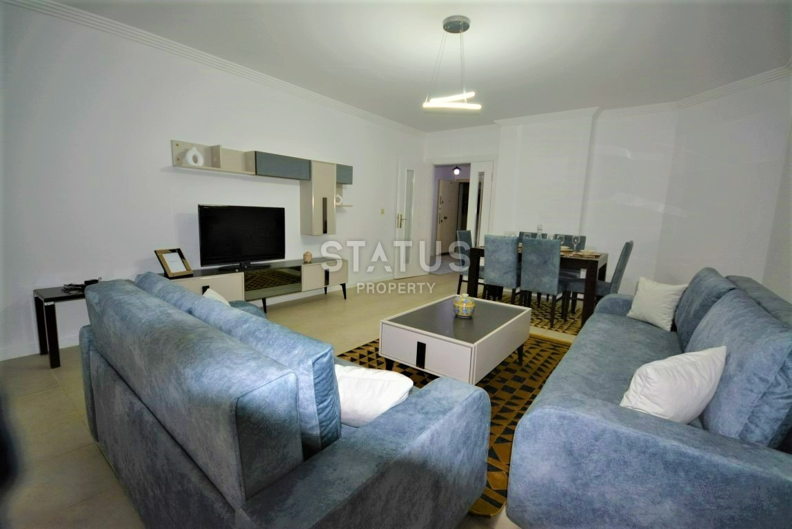 Просторная меблированная трёхкомнатная квартира в 350м от моря в Махмутларе. 128м2 фото 5