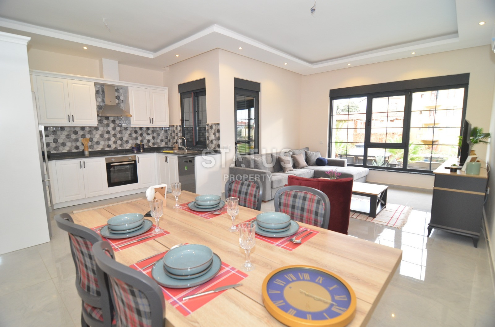 Четырехкомнатный садовый дуплекс в районе Оба, 175м2 фото 5