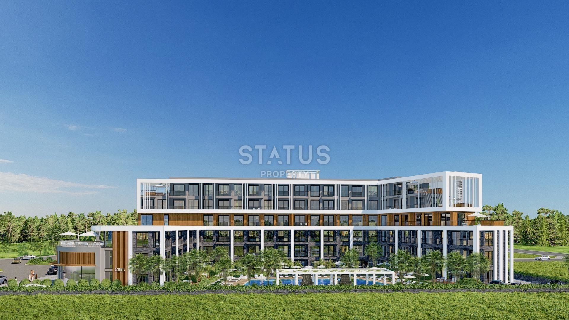 Инвестиционный современный проект в районе Алтынташ от ведущего застройщика,  62-147 м2 фото 3