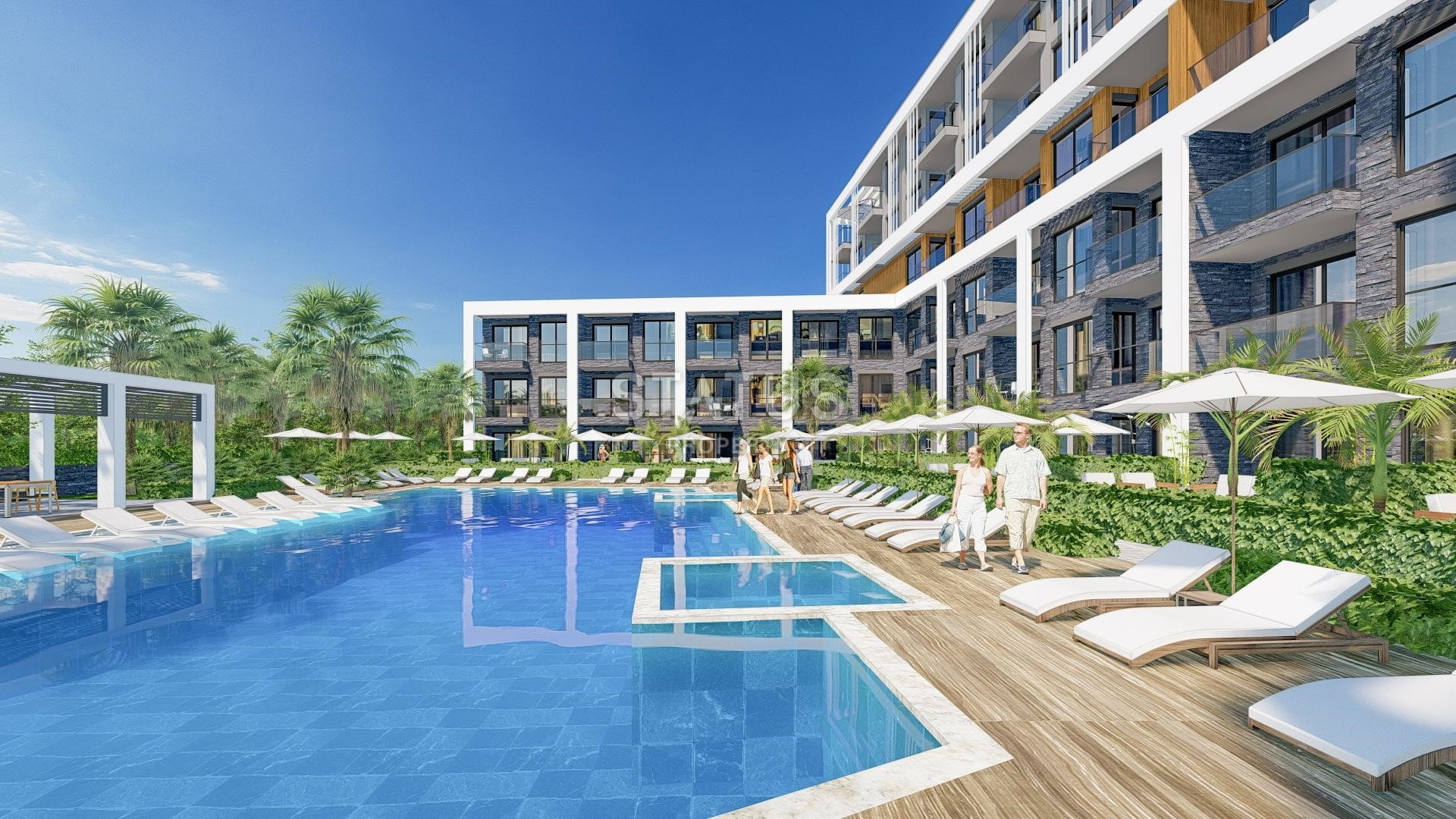 Инвестиционный современный проект в районе Алтынташ от ведущего застройщика,  62-147 м2 фото 5