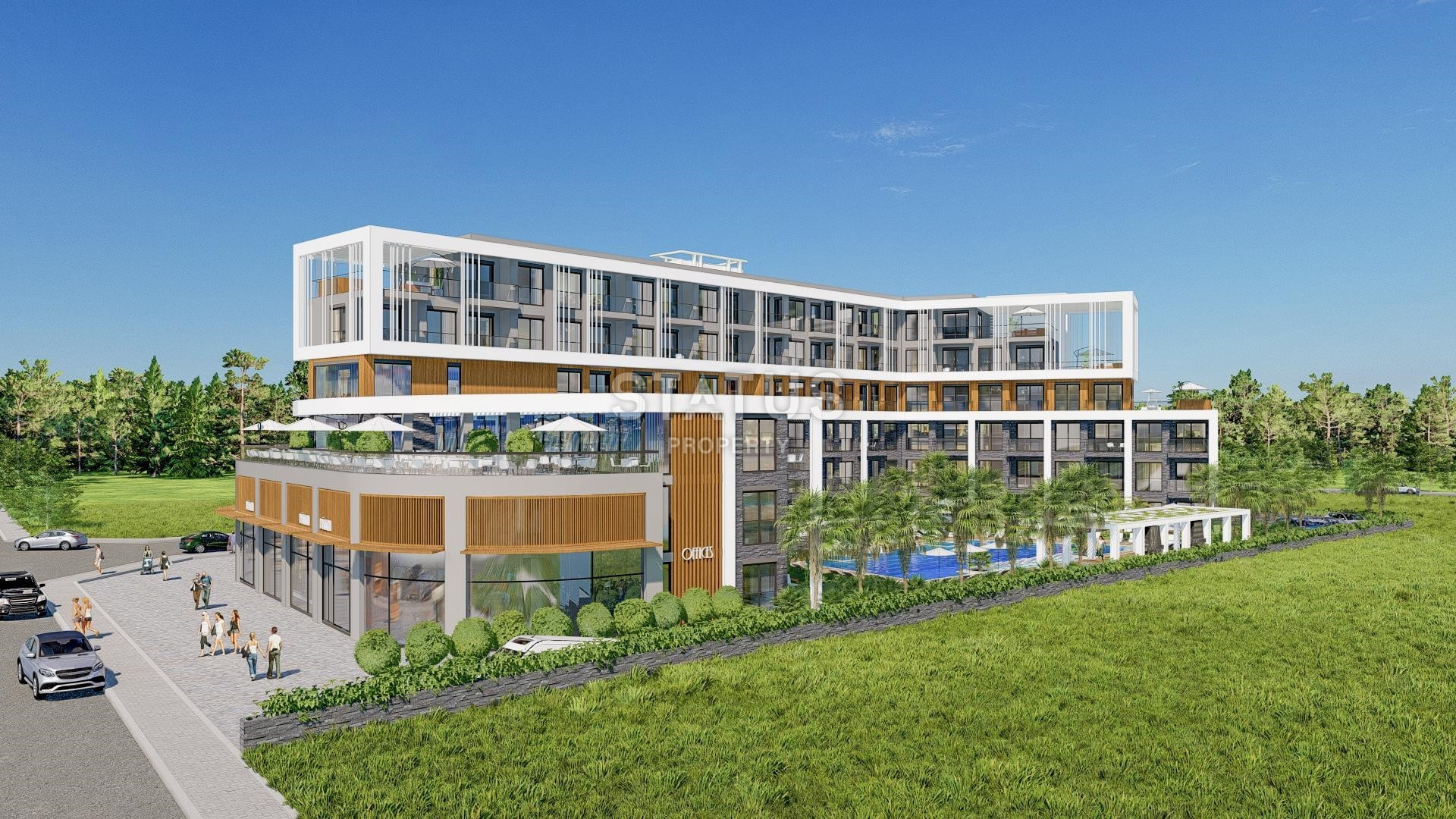 Инвестиционный современный проект в районе Алтынташ от ведущего застройщика,  62-147 м2 фото 13