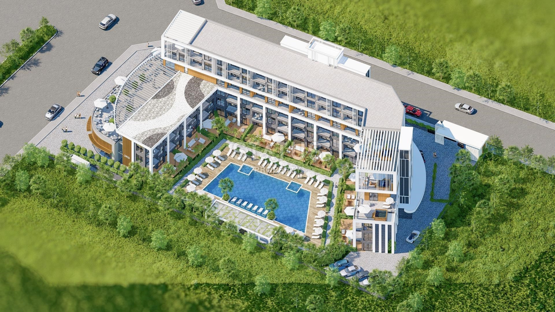 Инвестиционный современный проект в районе Алтынташ от ведущего застройщика,  62-147 м2 фото 14