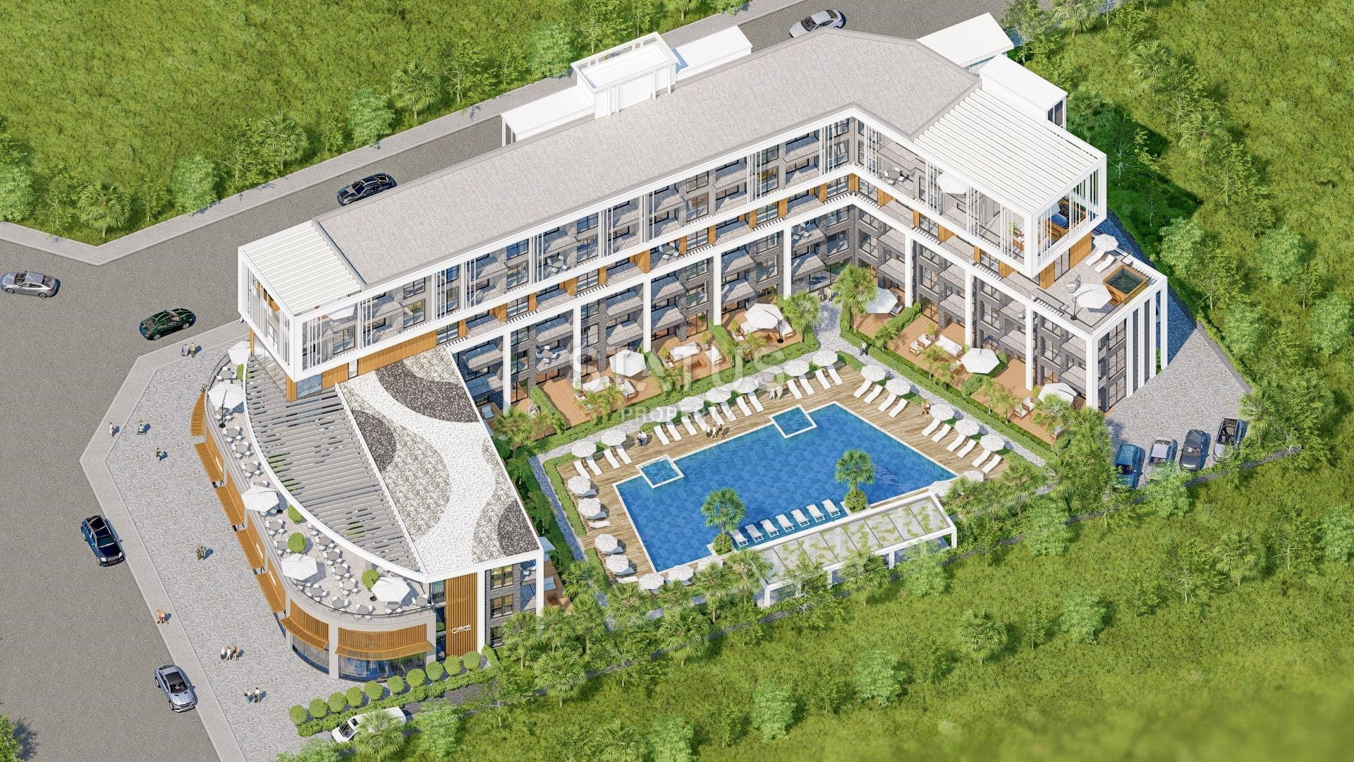 Инвестиционный современный проект в районе Алтынташ от ведущего застройщика,  62-147 м2 фото 17