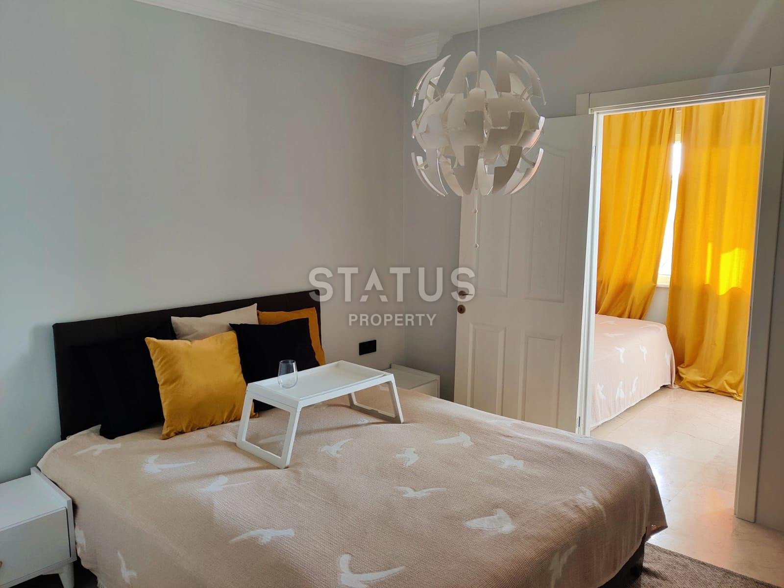 Трехкомнатная квартира в районе Тосмур с видом на море, 100м2 фото 3