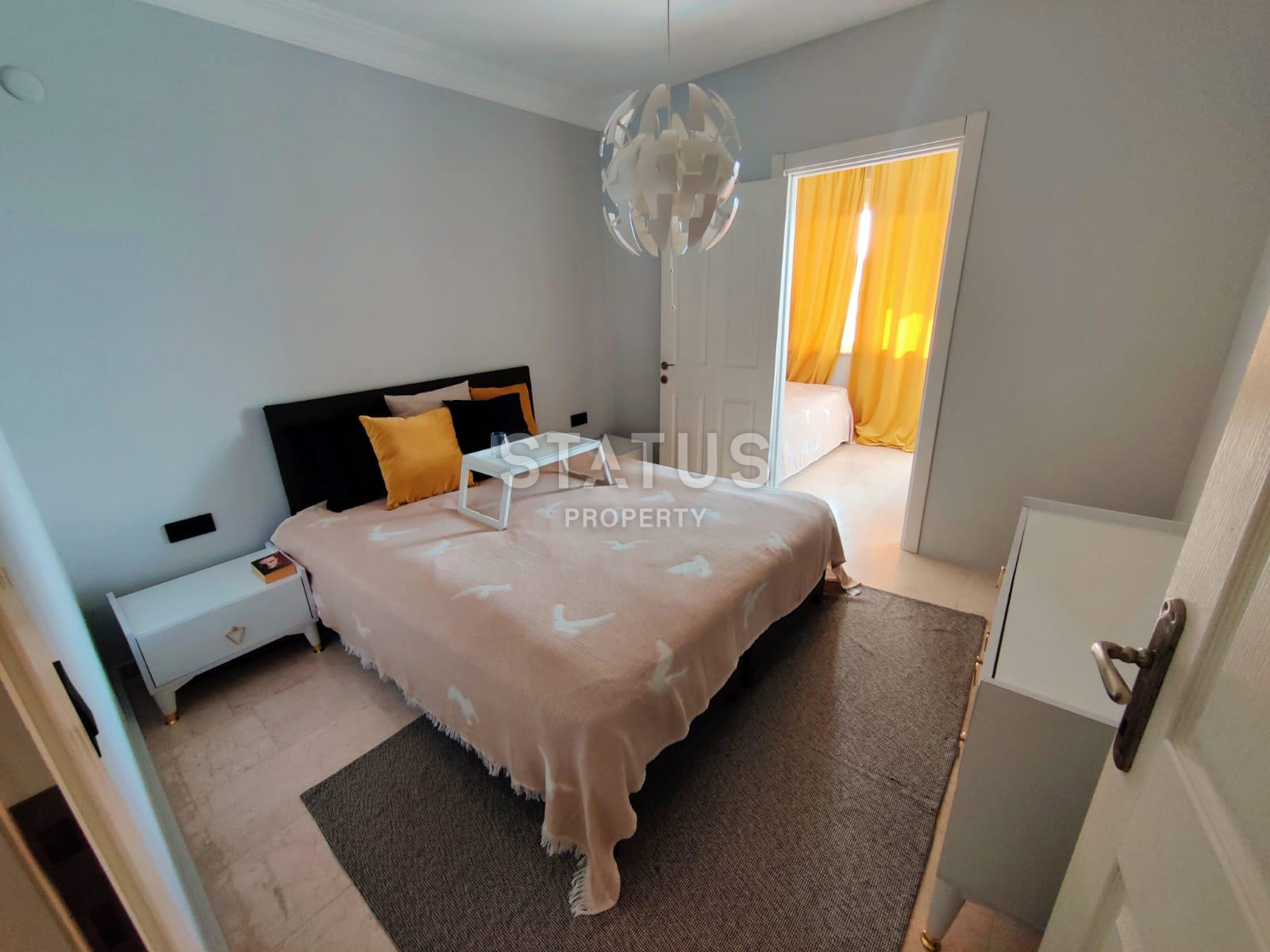 Трехкомнатная квартира в районе Тосмур с видом на море, 100м2 фото 4