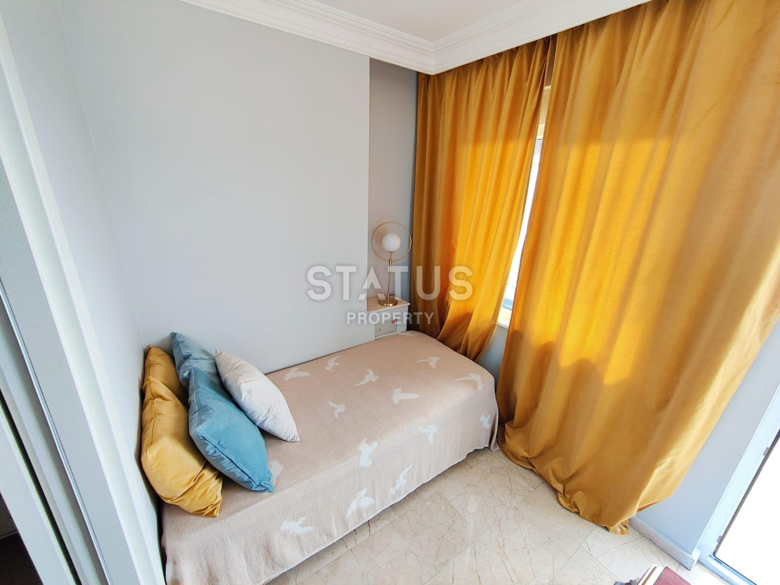 Трехкомнатная квартира в районе Тосмур с видом на море, 100м2 фото 5