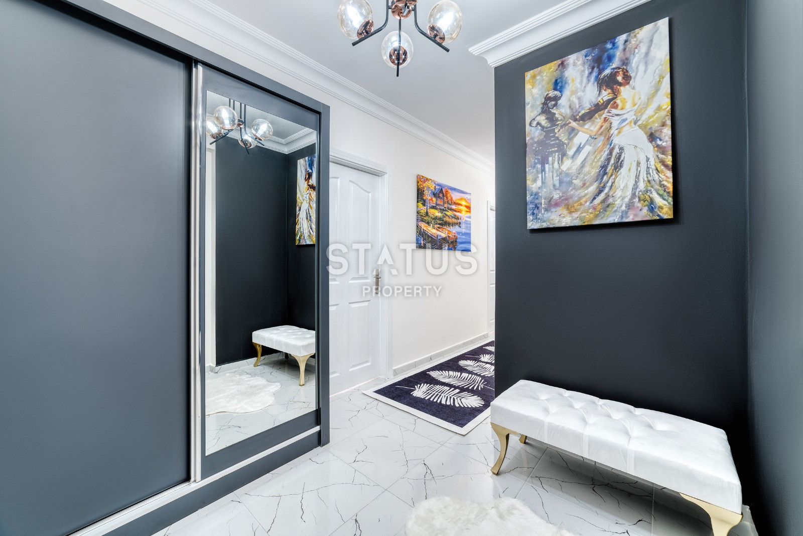 Трехкомнатная квартира в районе Тосмур в 300м от моря, 100м2 фото 8