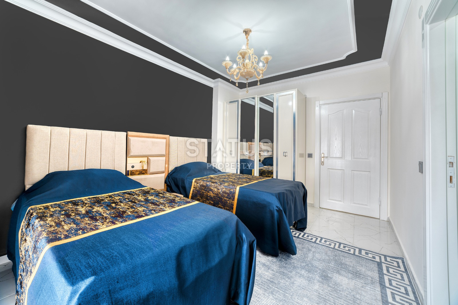 Трехкомнатная квартира в районе Тосмур в 300м от моря, 100м2 фото 11