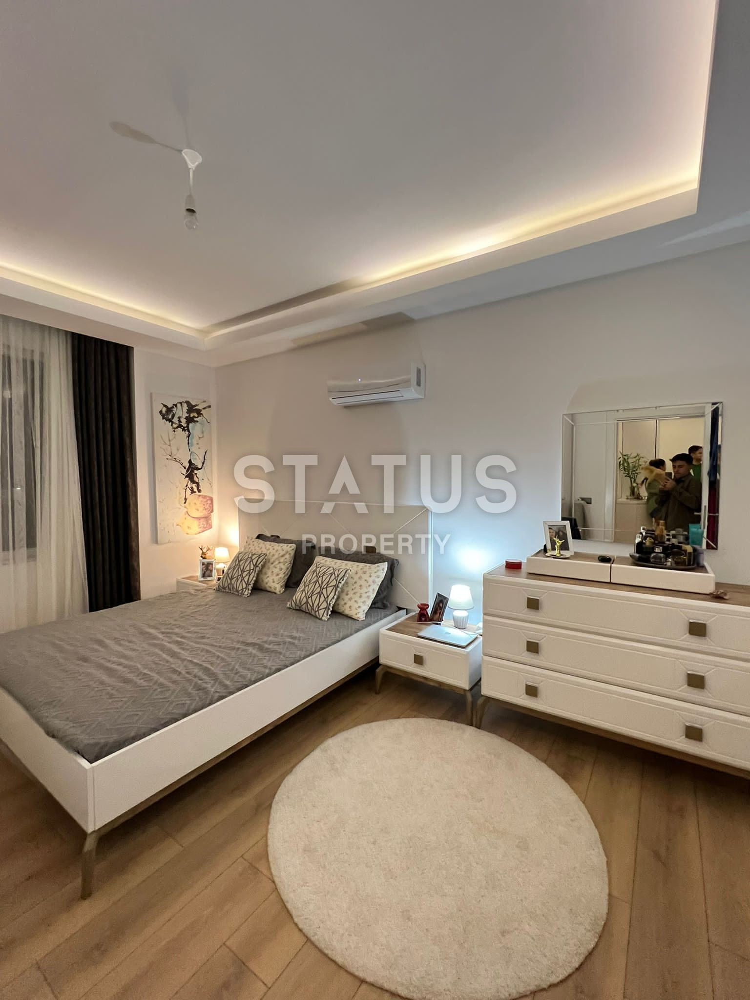 Светлая уютная квартира в открытом районе Тосмур, 110м2 фото 13