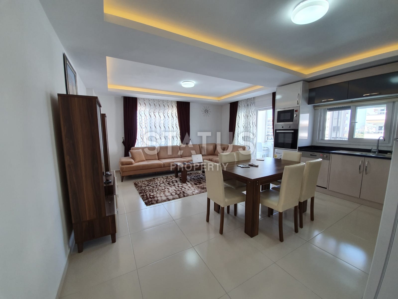 Отличная трехкомнатная квартира с мебелью в Махмутларе, 115 м2 фото 3