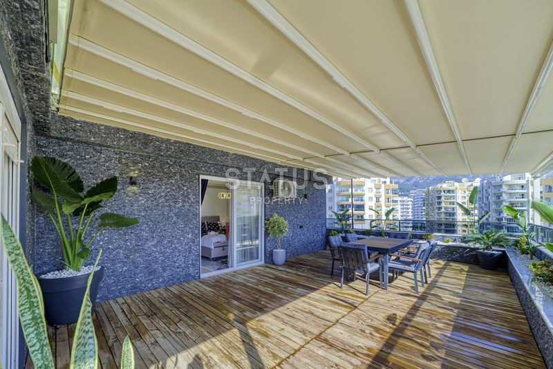 Изящный пентхаус под ключ в 300м от моря в Махмутларе. 220м2 фото 14