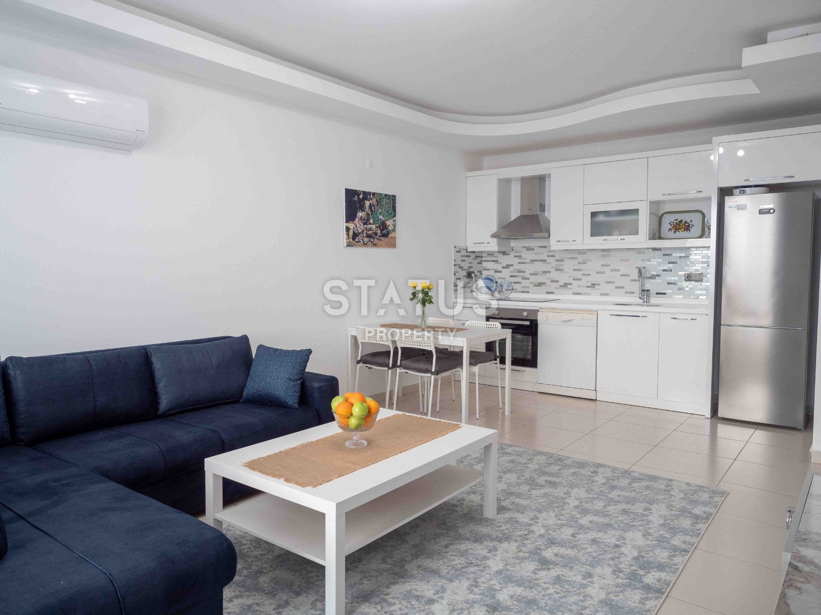 Трехкомнатные апартаменты в 200м от моря в открытом районе Тосмур, 110м2 фото 4