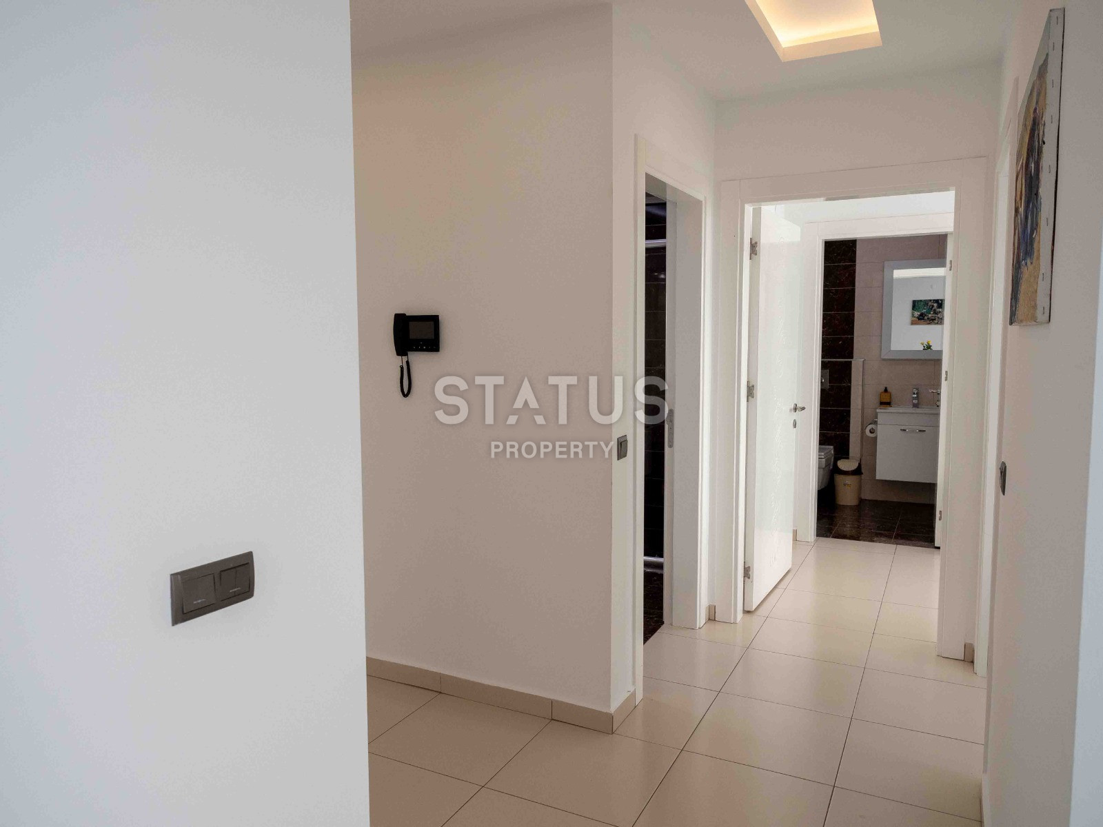 Трехкомнатные апартаменты в 200м от моря в открытом районе Тосмур, 110м2 фото 13