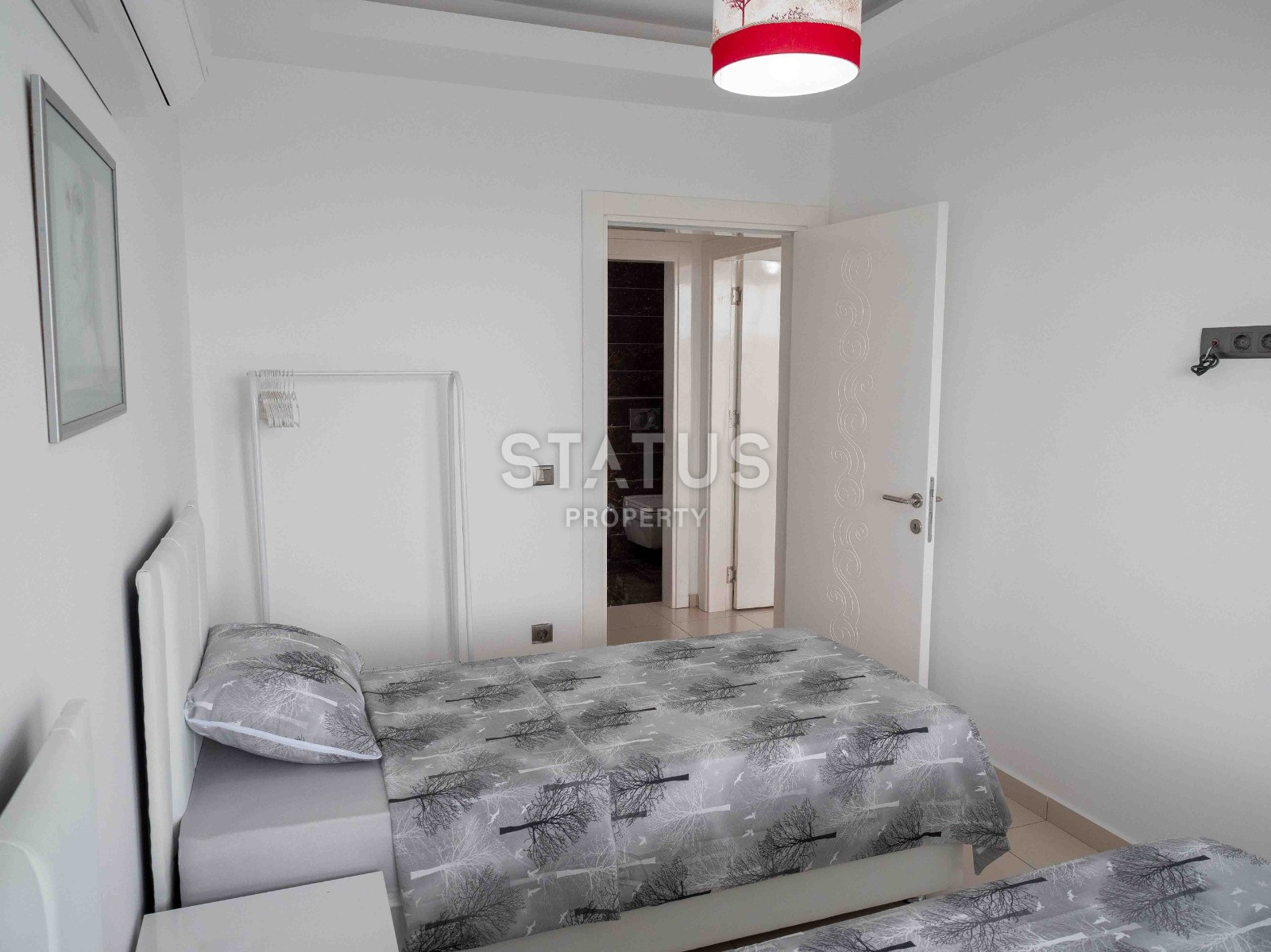 Трехкомнатные апартаменты в 200м от моря в открытом районе Тосмур, 110м2 фото 14