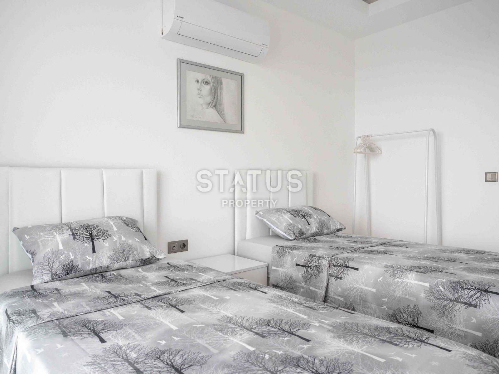 Трехкомнатные апартаменты в 200м от моря в открытом районе Тосмур, 110м2 фото 16