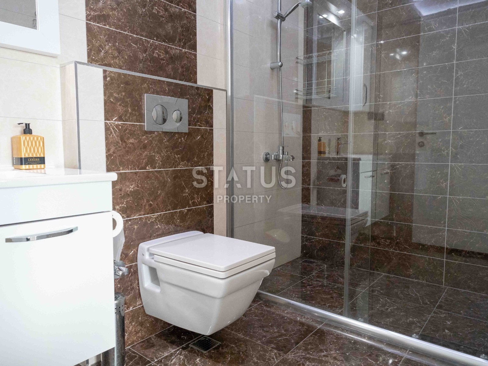 Трехкомнатные апартаменты в 200м от моря в открытом районе Тосмур, 110м2 фото 24