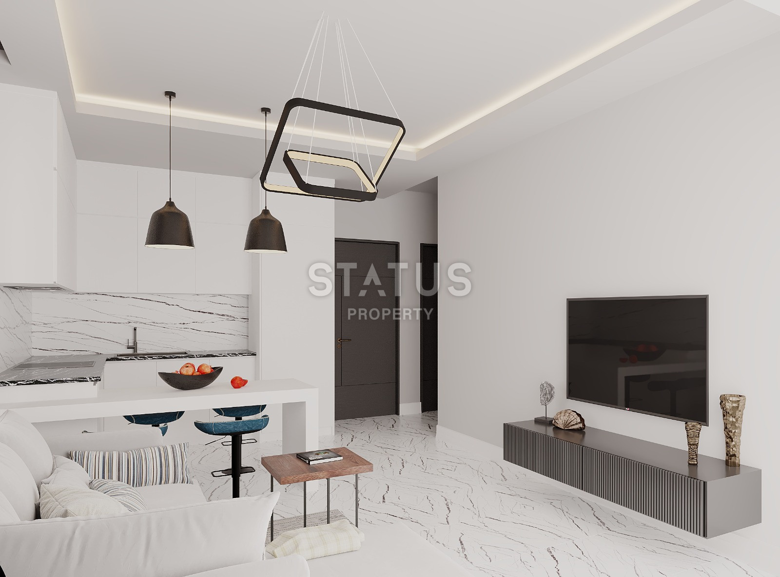 Новая квартира уже ждёт Вас! Возможно оформление ВНЖ – район ОБА! Выгодная цена! 55м2 фото 3