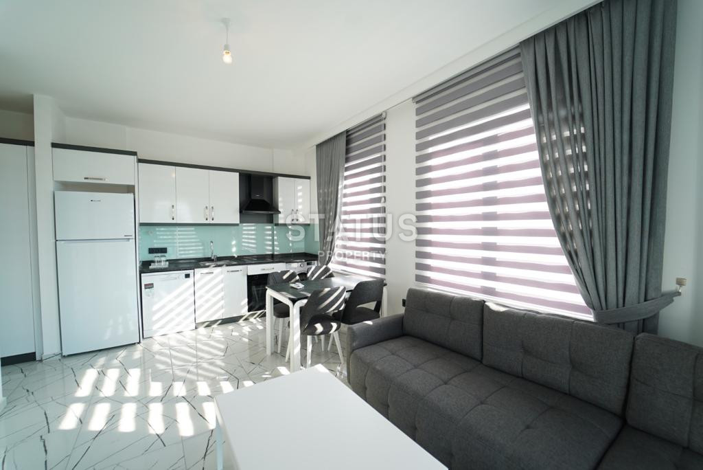 One-bedroom furnished apartment 50m from the sea in Kargicak. 60m2 фото 5